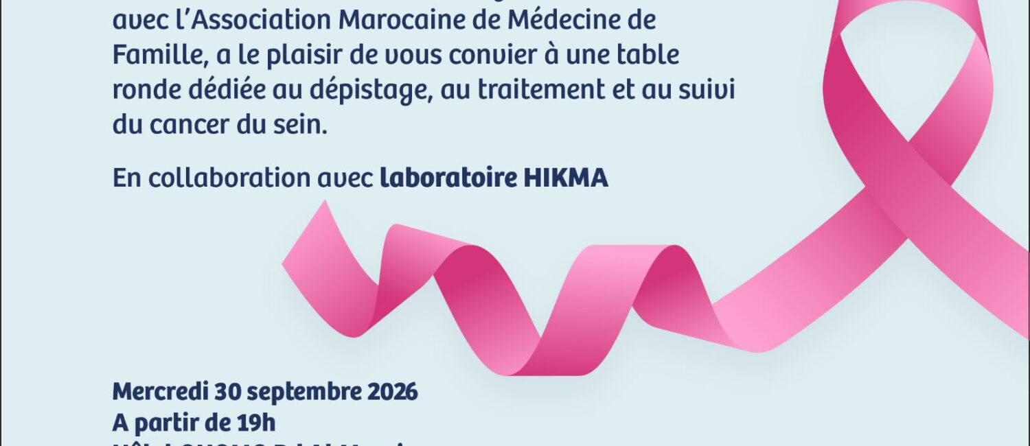 AMMF - Table ronde "Le dépistage du cancer du sein" - 30 septembre 2026